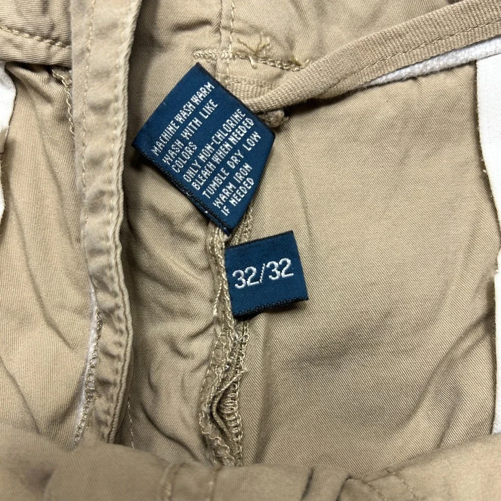 NWT Polo Ralph Lauren Cargo Pants Mens 32 Beige Utility Military Roll Cuff Army